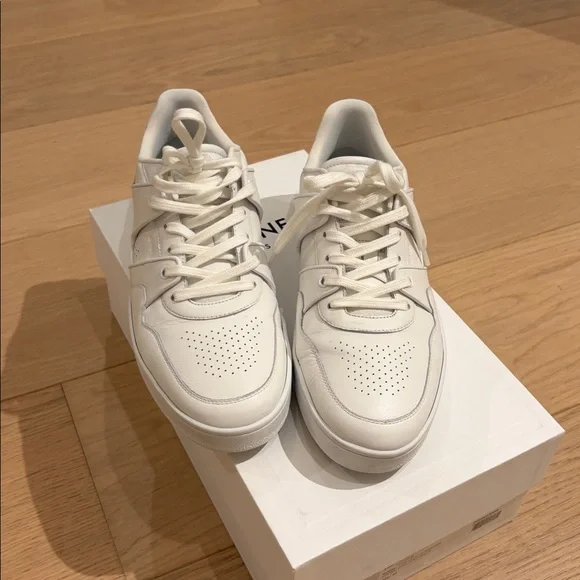 CELINE TRAINER CT-04 LOW LACE-UP SNEAKER in CALFSKIN - Size 42 - Picture 2 of 7